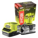 RYOBI SET SET RC18120-140 АККУМУЛЯТОРНАЯ БАТАРЕЯ 4 Ач С ЗАРЯДНЫМ УСТРОЙСТВОМ 18 В ЛИТИЕВЫЙ ОДИН