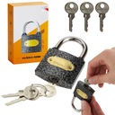 KŁÓDKA ŻELIWNA 48 mm 3 KLUCZYKI SAMOZATRZASKOWA