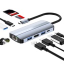 BYL-2206 Адаптер USB-C/Type-C к USB-концентратору 9 в 1