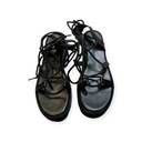 Dámske čierne sandále viazané Asos 40 Značka Asos