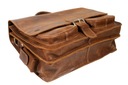 Taška kožená pánska taška veľká pojme notebook 15 poľsko výroba Dĺžka popruhu 95 cm