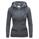 LUC01 r. L ЖЕНСКАЯ ГЛАДКАЯ ТОЛСТОВКА С КАПЮШОНОМ, ХЛОПОК