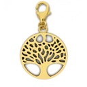 ЗОЛОТЫЕ ПОДВЕСКИ ДЕРЕВО КРУГ ДЕРЕВО ЗОЛОТО 585 пробы