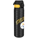 Легка сталева пляшка для води Ion8 NFL Steelers, 600 мл/20 унцій, неізоляційна