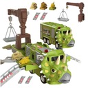 ДИНОЗАВР ГРУЗОВИК С ТРИЦЕРАТОПСАМИ МАШИНЫ КРАН 691