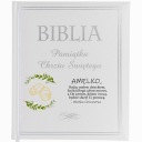 BIBLIA dla DZIECI Prezent na CHRZEST IMIĘ Zdjęcie