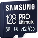 Samsung Ultimate microSDXC 128GB UHS-I U3 [Zapis 130MB/s Odczyt 200MB/s] + Pojemność karty 128 GB