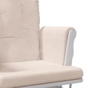 VIDAXL SIÈGE GLIDER AVEC STOLKIEM JASNOROZOWY TEKSTYLNYphoto 8