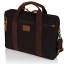 Pánska taška cez rameno, na cestovný notebook s držiakom na kufor, pevná Druh na notebook
