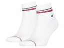 Tommy Hilfiger ponožky biele 2pack 39-42 Hlavná tkanina bavlna