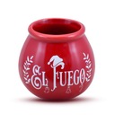 Чашка Yerba Mate Matero Калабас с логотипом El Fuego Christmas Edition, около 300 мл.