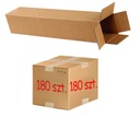 КАРТОННАЯ ТРУБА С ЗАКРЫТКОЙ КОРОБКА 80Х80Х320ММ 180 шт.