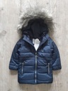 5.10.15 tmavomodrý kabát prešívaná zimná bunda s kapucňou 92 Vek dieťaťa 18 mesiacov +
