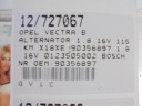ALTERNATEUR OPEL OE 90356897photo 10