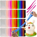 MAGIC FOAM CLAY БОЛЬШОЙ НАБОР ПОЛИМЕРНАЯ ГЛИНА ПЕНА ПЛАСТИК