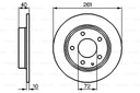 DISCOS ZAPATAS PARTE TRASERA BOSCH MAZDA XEDOS 6 