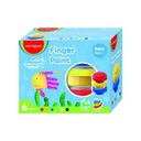 Пальчиковые краски 100мл 6 цветов