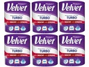 БУМАЖНОЕ КУХОННОЕ ПОЛОТЕНЦЕ VELVET TURBO, 6 РОЛИКОВ