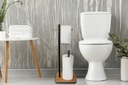 Stojak na papier toaletowy uchwyt wieszak wc zapas czarny bambus EAN (GTIN) 5904202151629