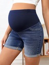 ДЖИНСОВЫЕ ШОРТЫ С ВЫСОКОЙ ПОСАДКОЙ, СИНИЙ SHEIN XL