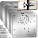 PŁYTKA DO NAPRAWY WYRWANYCH ZAWIASÓW MEBLOWYCH zestaw naprawczy zawiasu x10