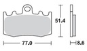 ZAPATAS DE FRENADO BMW /MOTOCYKLE 