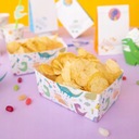 Коробки ДИНОЗАВРЫ на день рождения чипсы сладости попкорн день рождения PARTY DINO 3