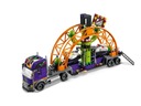 LEGO City 60313 Park Rozrywki Ciężarówka Karuzela Rollercoaster Klocki 6+ Liczba elementów 433 szt.
