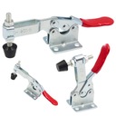 ЗАЖИМ СТИРАЛЬНЫЙ ЗАЖИМ БЫСТРОЗАЖИМНЫЙ УРОВЕНЬ МОНТАЖА GH-201-B 100 КГ