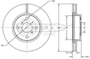 2X DISCO DE FRENADO PARTE DELANTERA VENTILADA TX 71-70 