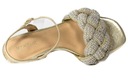 Sandále Menbur 22773 0000 Oro-Gold Dĺžka vložky 0 cm