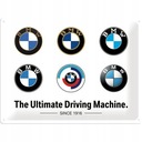 Ностальгический художественный постер 30x40 BMW Logo Evolution
