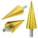 WIERTŁO STOPNIOWE STOŻKOWE HSS POWLEKANE TYTANEM 4-32 MM