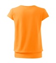 City dámske mandarínkové tričko XS bavlna Veľkosť XS