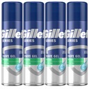 Гель для бритья GILLETTE Series Sensitive, 200 мл x 4 шт.