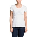 Tričko VAUDE CYCLIST dámske bavlna T-Shirt pohodlné print darček veľ. 38/S