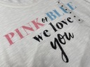Tehotenské tričko MOTHERHOOD pink or blue USA veľ. M Dominujúci materiál polyester