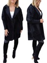 ПАЛЬТО АЛЬПАКА, длинная накидка oversize, чёрного цвета