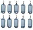 брелок-идентификатор ключа 10 шт. СЕРЫЙ