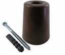 ДВЕРНОЙ ОТПОР, РЕЗИНОВЫЙ СТОПОР, КОРИЧНЕВЫЙ, БОЛЬШОЙ
