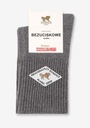 Ponožky Dámske Bavlnené Beztlakové Poľské Cerber 39/42 Tmavo Melanž Kód výrobcu Skarpetki Damskie Bawełniane Bezuciskowe