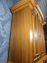 Деревянный шкаф в стиле модерн, старинный льняной шкаф в очень хорошем состоянии.