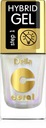NEW! DELIA Lakier HYBRID GEL Krok1 11 ml 104 PERŁA