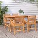 vidaXL Záhradný stôl, 150x90x75 cm, masívne akáciové drevo Stav balenia originálne