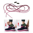 Elastyczne sznurówki do butów bez wiązania dla dorosłych, dzieci i osób starszych, system w kolorze różowym EAN (GTIN) 0792769458092