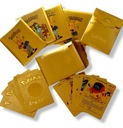 Карточки с покемонами и саше Пикачу, золото, серебро, черный, 30 карточек