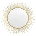 LUSTRO ZŁOTE SŁOŃCE50cm METALOWE DEKORACJA ŚCIENNA