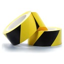 ВНИМАНИЕ ЖЕЛТАЯ ЧЕРНАЯ ЛЕНТА 100 М ПРОЧНАЯ ПЛЕНКА 70 ММ