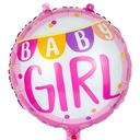 Фольгированный воздушный шар для годовалого ребенка для девочки 45см