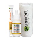Набор Garnier: сыворотка с витамином С, осветляющий крем для глаз + БЕСПЛАТНО.